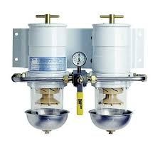 Racor 75900max10 max-dual ff/ws,rotary valve